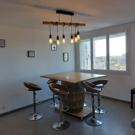 Apt Lumineux & Calme Avec Vue Unique Sur تولوز